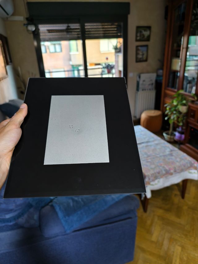 Marco de fotos de cristal sin estrenar 13x18 cm