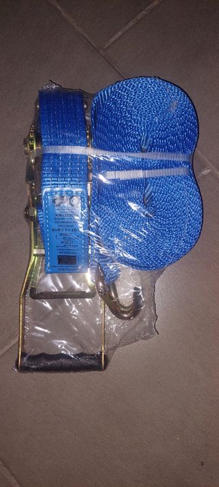 Cinta amarre + carraca 25kN - 8,5m