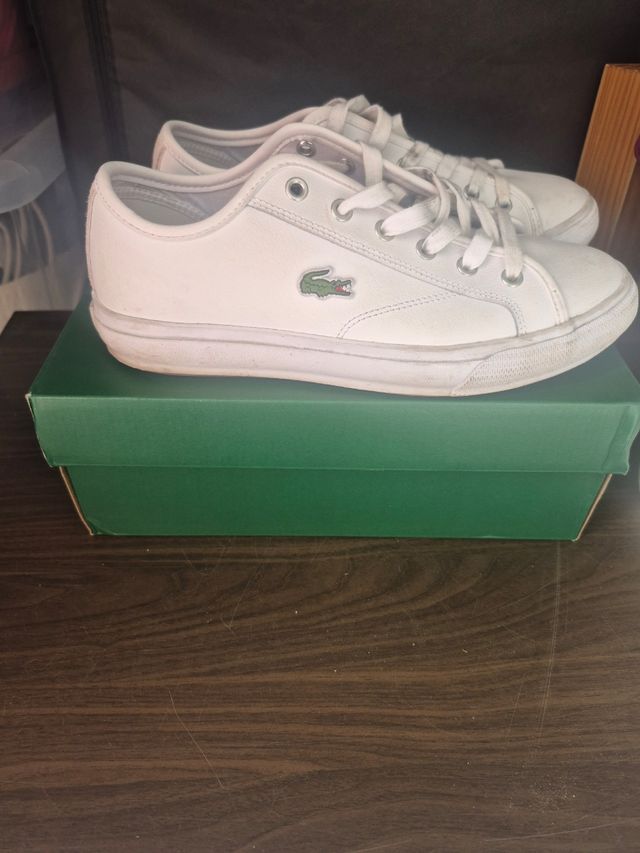 Zapatillas Lacoste blancas