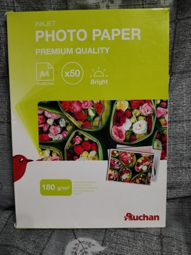 Papel Fotográfico Auchan A4 x50