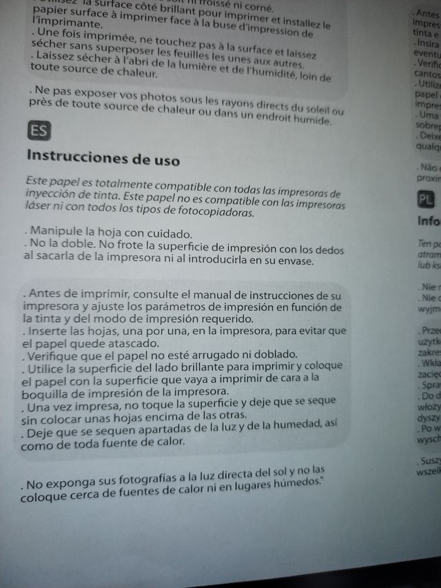 Papel Fotográfico Auchan A4 x50