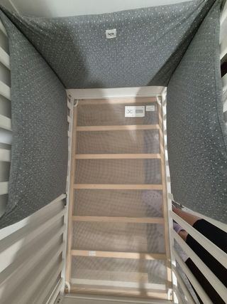 Cuna bebé Ikea Sundvik blanca
