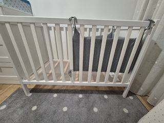 Cuna bebé Ikea Sundvik blanca