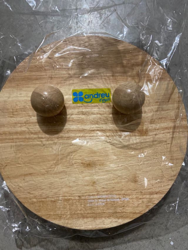 Reloj aprendizaje Montessori madera Andreu toys