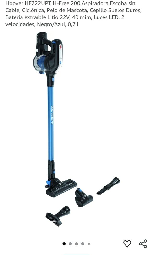 Hoover HF222UPT H-Free 200 Aspiradora