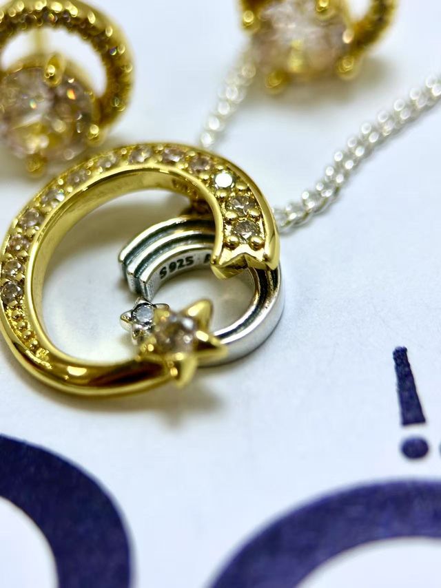 Conjunto Pandora: Collar y pendientes