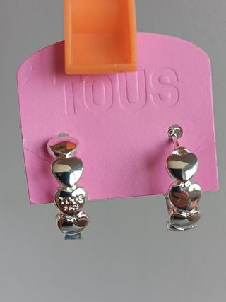 Pendientes Tous ❤️ Plata