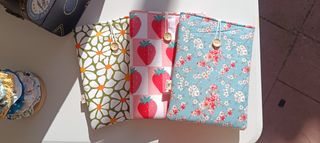 Fundas textiles para libro o ebook.