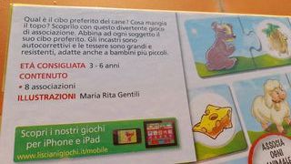 Baby Logic: Cosa mangiano? Gioco tessere