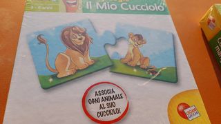 Baby Logic: Cosa mangiano? Gioco tessere