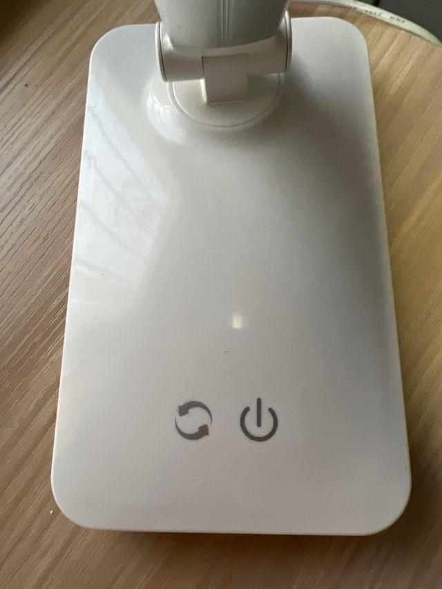 Lámpara escritorio LED blanca con cable usb