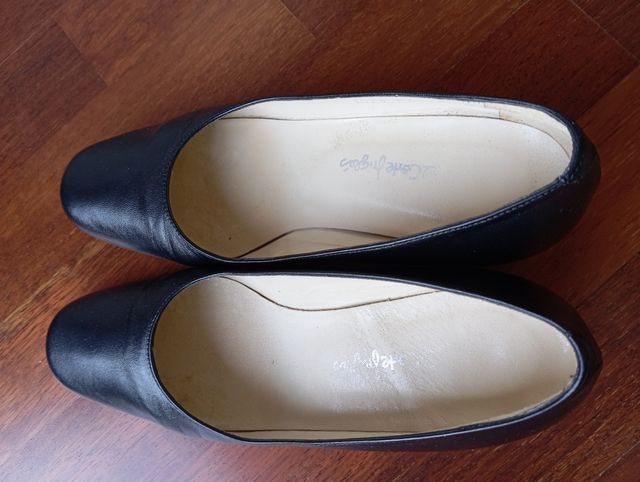 Zapatos negros piel mujer nº37
