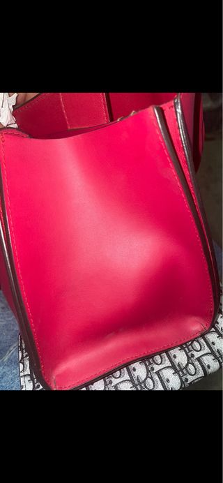 Borsa Furla rossa in vera pelle nuova e originale