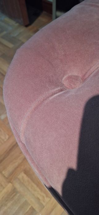Sillón rosa terciopelo - Butaca