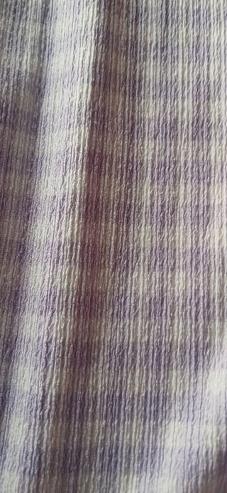 Vestido largo vichy - morado y blanco
