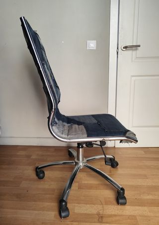 Silla oficina patchwork vaquero
