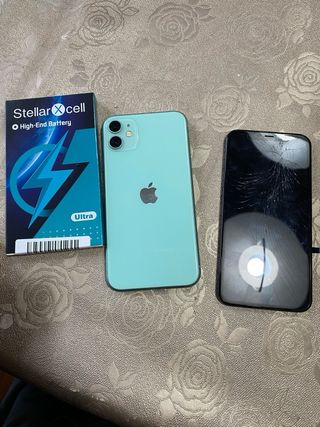 iPhone 11 64gb verde: nuovo schermo e batteria