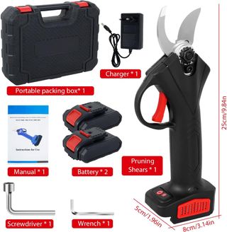 Cesoi Elettriche Giardinaggio - 2 Batterie