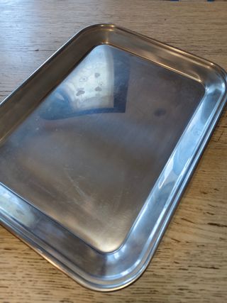 Vassoio acciaio inox - 40x31cm