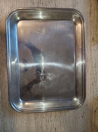 Vassoio acciaio inox - 40x31cm