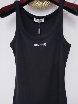 Top MIU MIU nero