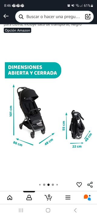 Carricoche,Silla paseo Chicco WE 0-22kg