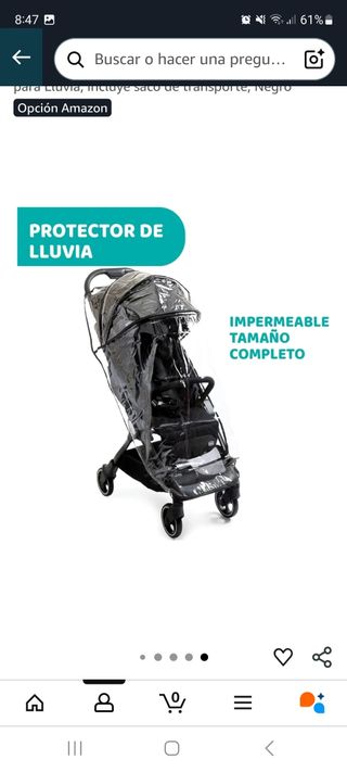 Carricoche,Silla paseo Chicco WE 0-22kg