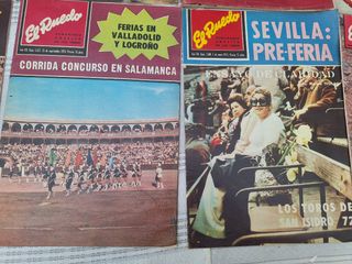 Lote 50 REVISTAS EL RUEDO AÑOS 60_70