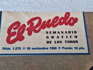 Lote 50 REVISTAS EL RUEDO AÑOS 60_70