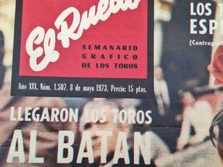 Lote 50 REVISTAS EL RUEDO AÑOS 60_70