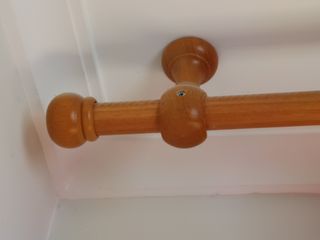 Cortinas rojas habitación