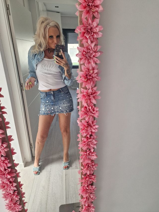 Bolero vaquero Zara - Azul