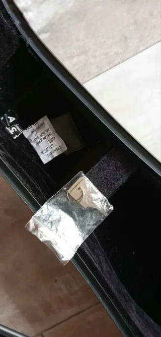 Estuche rígido guitarra eléctrica.