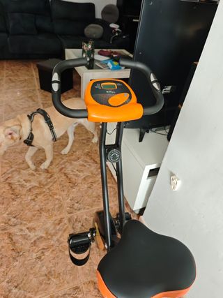 Bicicleta estática plegable