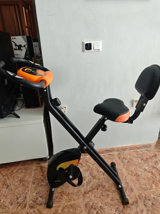 Bicicleta estática plegable