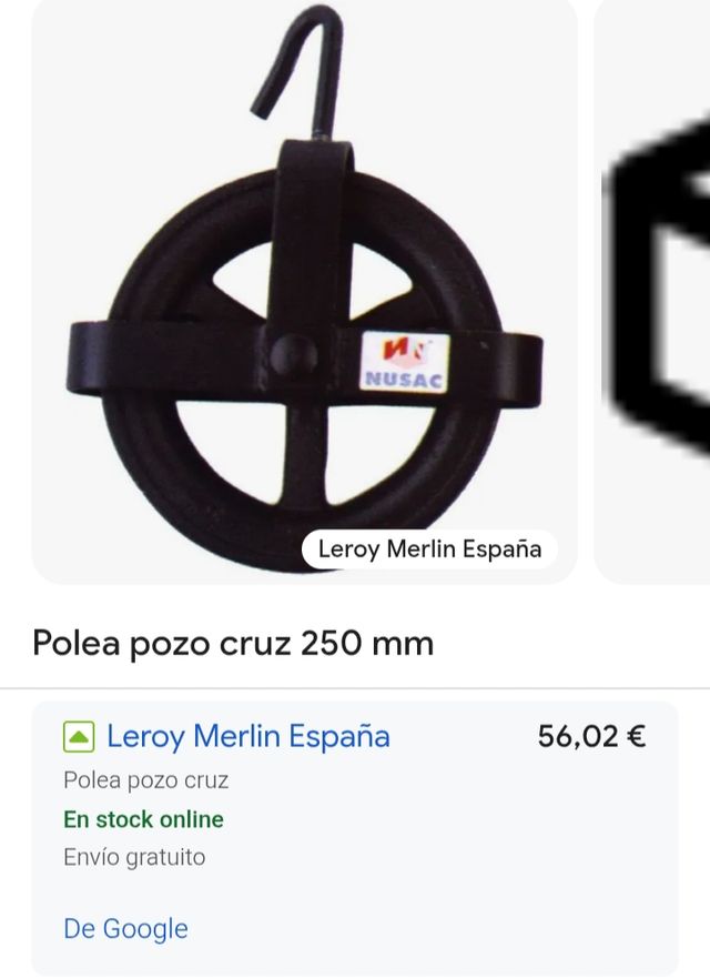 Polea fundición