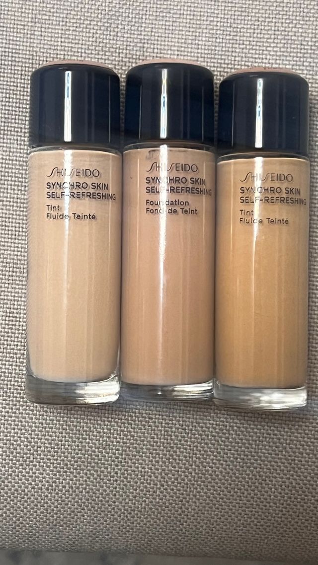 Shiseido Synchro Skin: 3 bases maquillaje