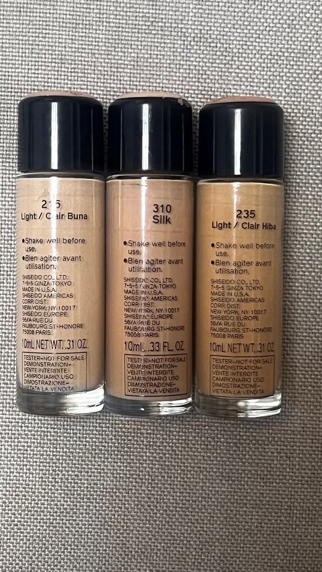 Shiseido Synchro Skin: 3 bases maquillaje