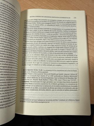 Lecturas de Historia del Derecho Español: Texto...