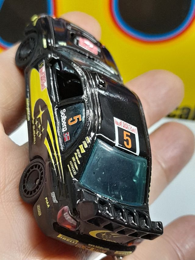 Hot Wheels Subaru Impreza WRC custom in black