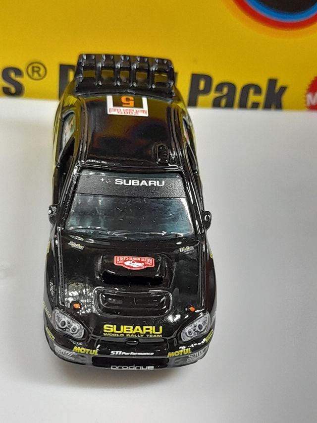 Hot Wheels Subaru Impreza WRC custom in black