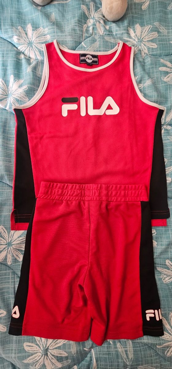Conjunto Fila niño - rojo y negro