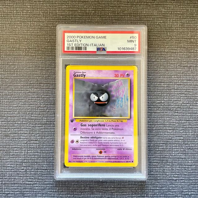 Gastly Base 1°Ed ITA PSA 9