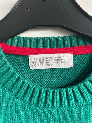 Jersey navideño niño H&M 6-8 años