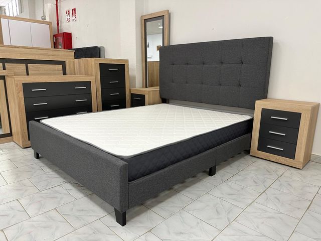 Oportunidad Cama + Colchon Barato 135x190