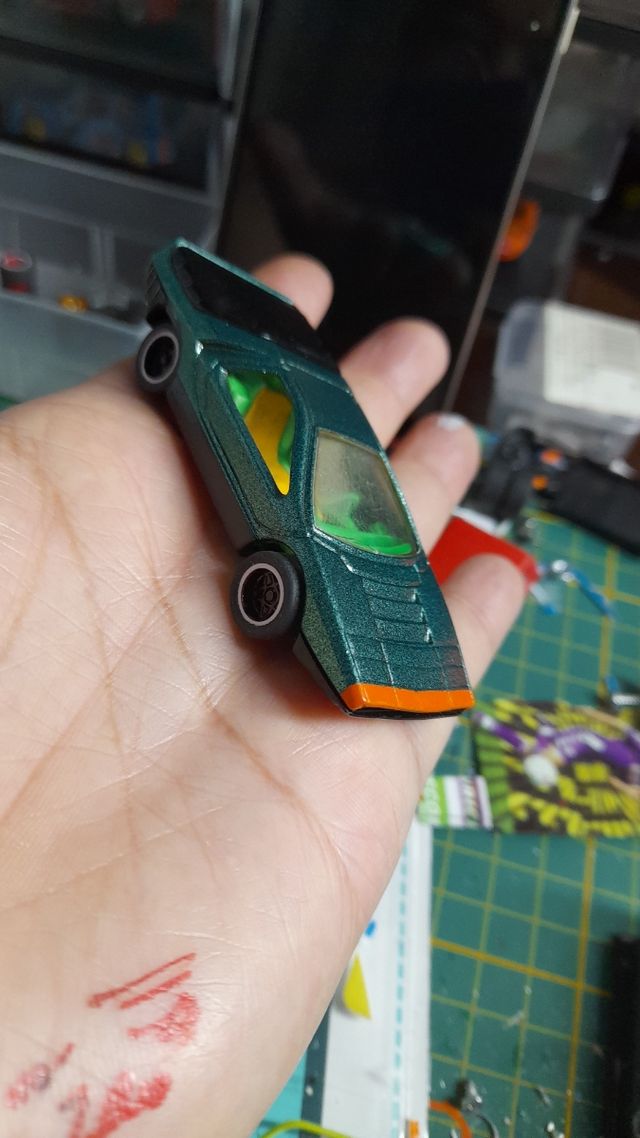 Matchbox auto d'epoca alfa romeo carabo custom