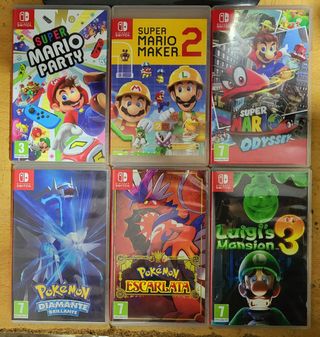 6 Juegos Nintendo Switch