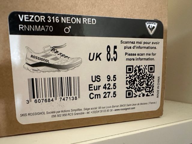 Zapatillas trail running ROSSIGNOL Vezor rojas