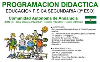 PROGRAMACION EDUCACION FISICA  3º ESO (AND)