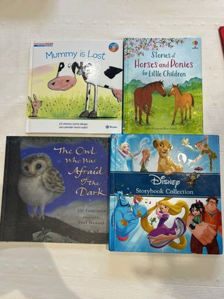colección de 4 libros de cuentos en inglés 